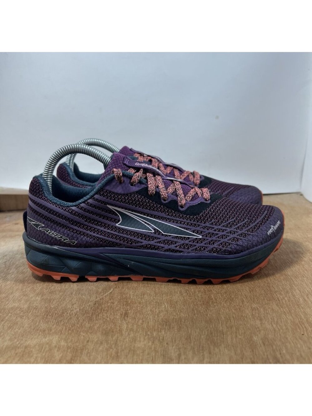 Altra Women's Purple Trail Running Shoes with Coral Accents